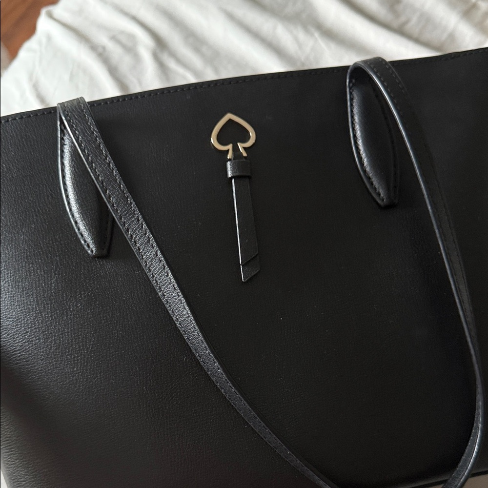 Kate Spade Black Leather Tote